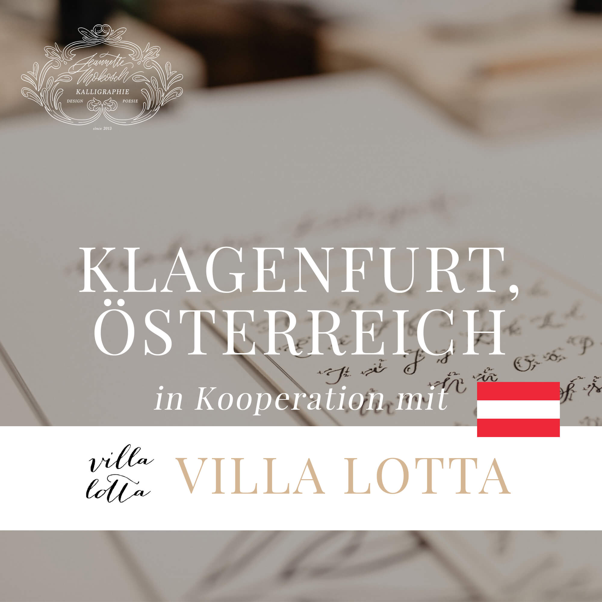 Workshop Kalligraphie Kurs Anfänger Kärnten Klagenfurt Wörthersee Kalligrafie Hand Lettering Brushlettering Schönschrift Buch Füller Feder Moderne Kalligrafie