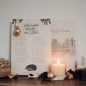 Im Winter blüht die Liebe - Der süße Adventskalender zum Ankreuzen