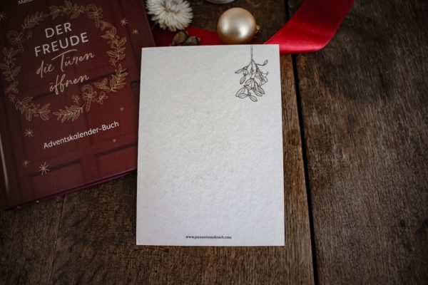 Adventskalenderbuch:  Der Freude die Türen öffnen (Gebunden) + Karte – Bild 8