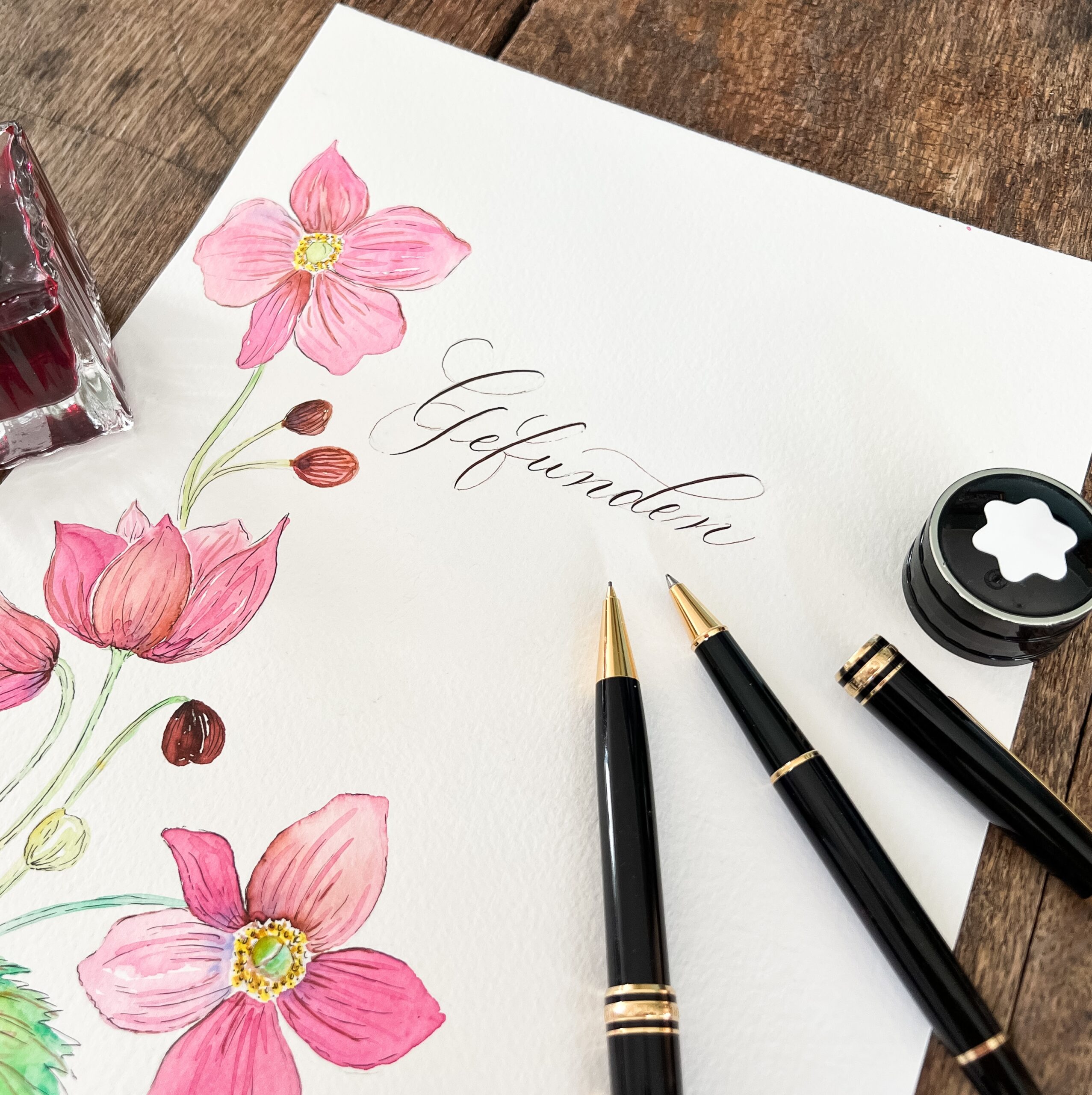 Mit Goethes Worten den Herbst begrüßen: Eine poetische Kreativstunde mit Tinte