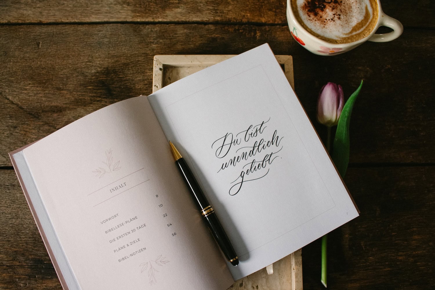 Bibel Journaling ohne Druck: klar geführt, alltagstauglich, mit Raum für deine Gedanken.