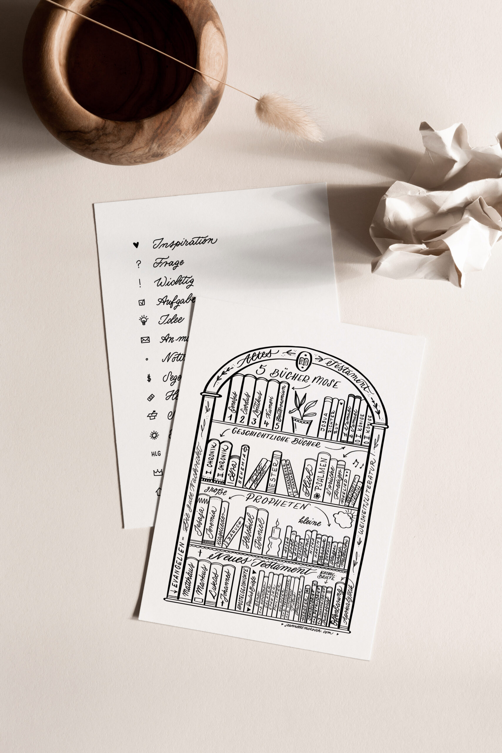 Bibellese Tracker Regal zum Ausmalen Bibeljournaling