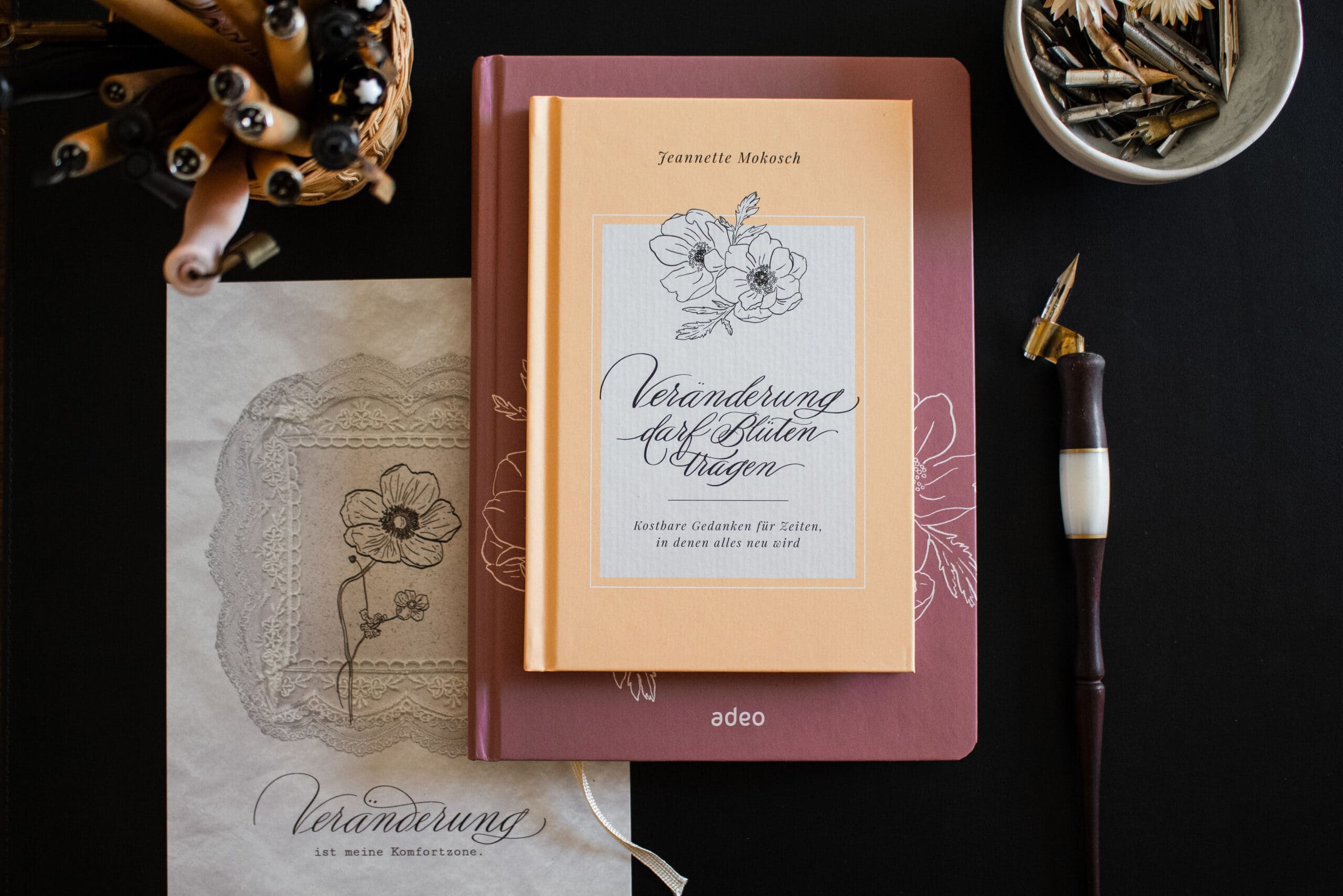 Christliches Notizbuch Blühende Worte für Gedanken, Gebete und Bibelnotizen